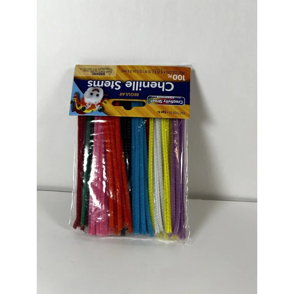 Creativity Street Pipe Cleaners | 100 Chenille Stems | 6